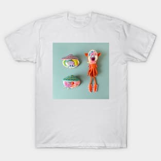 Anatomy of Small Ear Squid and Deep Water Clams T-Shirt